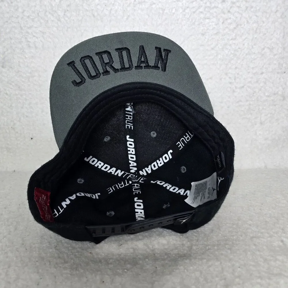Air Jordan Jumpman Snapback Hat Black One Size Adjustable Embroidered Youth
